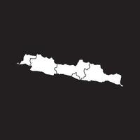Java island map icon vector