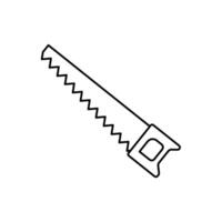 saw concept line icon. Simple element illustration. saw concept outline symbol design. vector