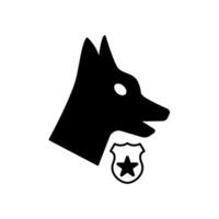 guard dog concept line icon. Simple element illustration. guard dog concept outline symbol design. vector