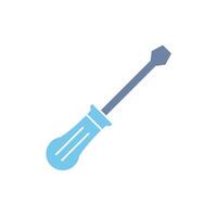 screwdriver concept line icon. Simple element illustration. screwdriver concept outline symbol design. vector