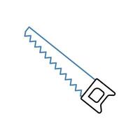 saw concept line icon. Simple element illustration. saw concept outline symbol design. vector