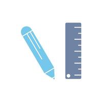 ruler concept line icon. Simple element illustration. ruler concept outline symbol design. vector