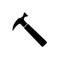 hammer concept line icon. Simple element illustration. hammer concept outline symbol design. vector