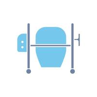 concrete mixer concept line icon. Simple element illustration. concrete mixer concept outline symbol design. vector