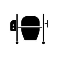 concrete mixer concept line icon. Simple element illustration. concrete mixer concept outline symbol design. vector