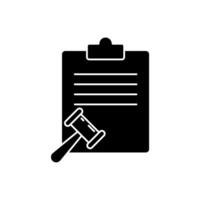 power of attorney concept line icon. Simple element illustration. power of attorney concept outline symbol design. vector