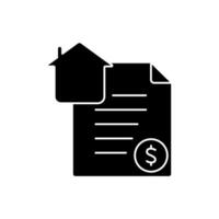 lease agreement concept line icon. Simple element illustration. lease agreement concept outline symbol design. vector