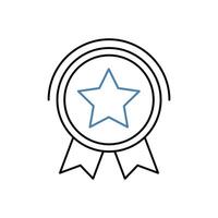 official concept line icon. Simple element illustration. official concept outline symbol design. vector