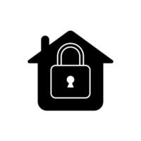 home security concept line icon. Simple element illustration. home security concept outline symbol design. vector