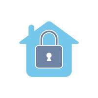 home security concept line icon. Simple element illustration. home security concept outline symbol design. vector