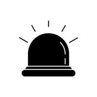 alarm concept line icon. Simple element illustration. alarm concept outline symbol design. vector