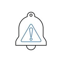 alert concept line icon. Simple element illustration. alert concept outline symbol design. vector