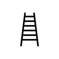 ladder concept line icon. Simple element illustration. ladder concept outline symbol design. vector