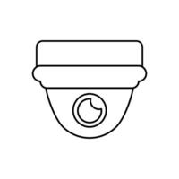 surveillance concept line icon. Simple element illustration. surveillance concept outline symbol design. vector