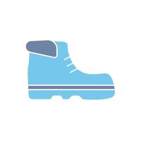 work boots concept line icon. Simple element illustration. work boots concept outline symbol design. vector