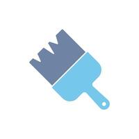 paintbrush concept line icon. Simple element illustration. paintbrush concept outline symbol design. vector