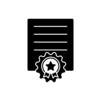 certificate concept line icon. Simple element illustration. certificate concept outline symbol design. vector