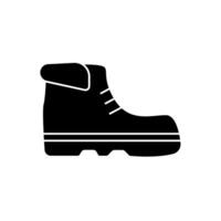 work boots concept line icon. Simple element illustration. work boots concept outline symbol design. vector