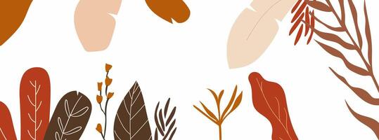 background with simple shapes organic lines vector