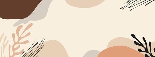 A simple background with abstract shapes vector