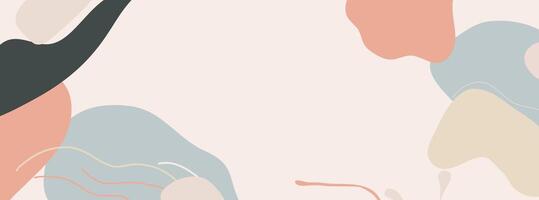 A simple background with abstract shapes vector