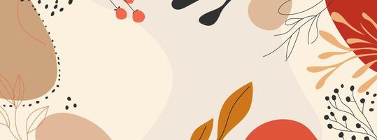 A simple background with abstract shapes vector