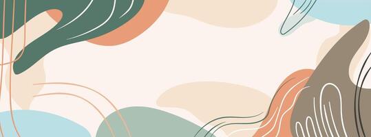 A simple background with abstract shapes vector