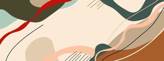 A simple background with abstract shapes vector
