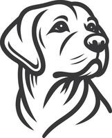 Labrador line art, Labrador line drawing, Labrador outline drawing,Labrador illustrations vector