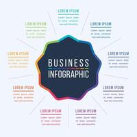 Infographic circle design 9 Steps, objects, elements or options infographic business information template vector