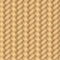 Seamless pattern bamboo texture, wicker basket weaving background . vector