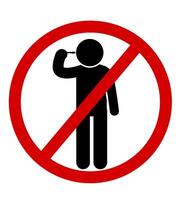 Forbidden Cotton Bud Use A straightforward illustration emphasizing the 'no' to using cotton buds. vector