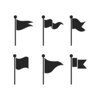 Different flag icons set vector