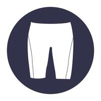 men's swimming trunks design vector