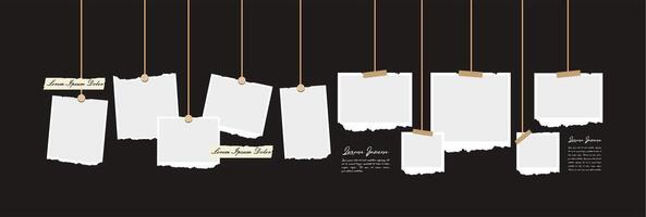 Pictures or photos frame collage. comics page grid layout abstract photo frames and digital photo wall template vector