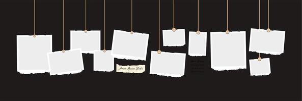 Pictures or photos frame collage. comics page grid layout abstract photo frames and digital photo wall template vector
