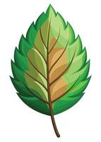 art of Leaf drawing Abstract minimal flat art vector