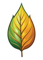 art of Leaf drawing Abstract minimal flat art vector