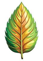 art of Leaf drawing Abstract minimal flat art vector