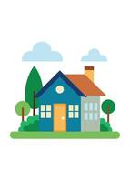 art of Home on white background vector