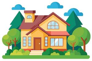 art of Home on white background vector