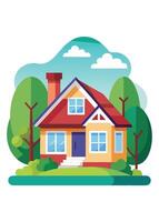 art of Home on white background vector