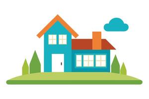 art of Home on white background vector
