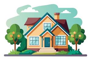 art of Home on white background vector