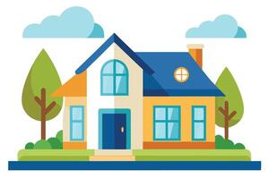 art of Home on white background vector
