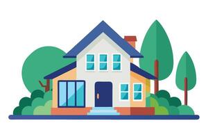 art of Home on white background vector
