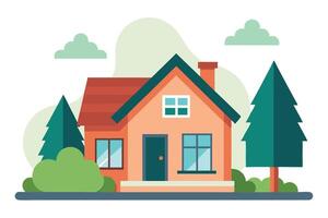 art of Home on white background vector
