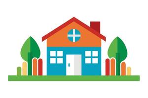 art of Home on white background vector