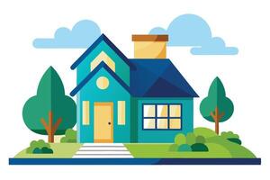 art of Home on white background vector