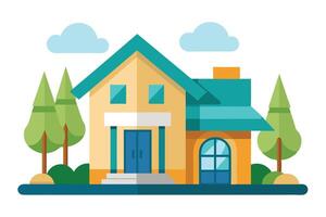 art of Home on white background vector